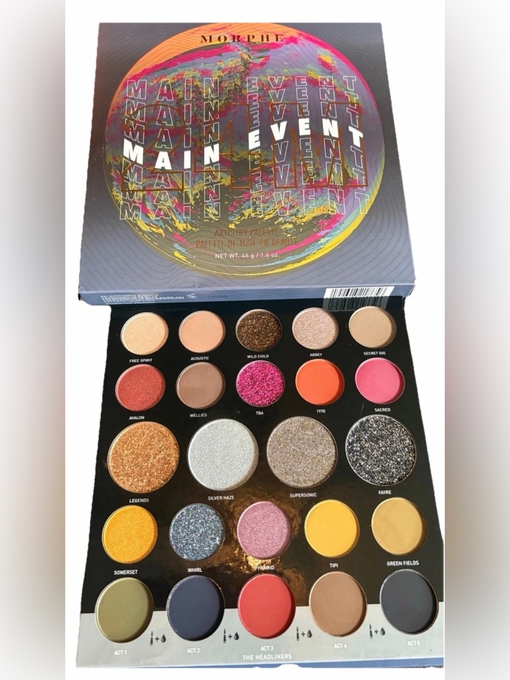 Morphe Main Event 21 Color Eyeshadow Palette Brand New